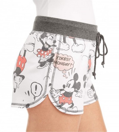 Bottoms Disney Women's Mickey Mouse Comic Strip Pajama Boxer Short - CX18AEMIN22 $21.25