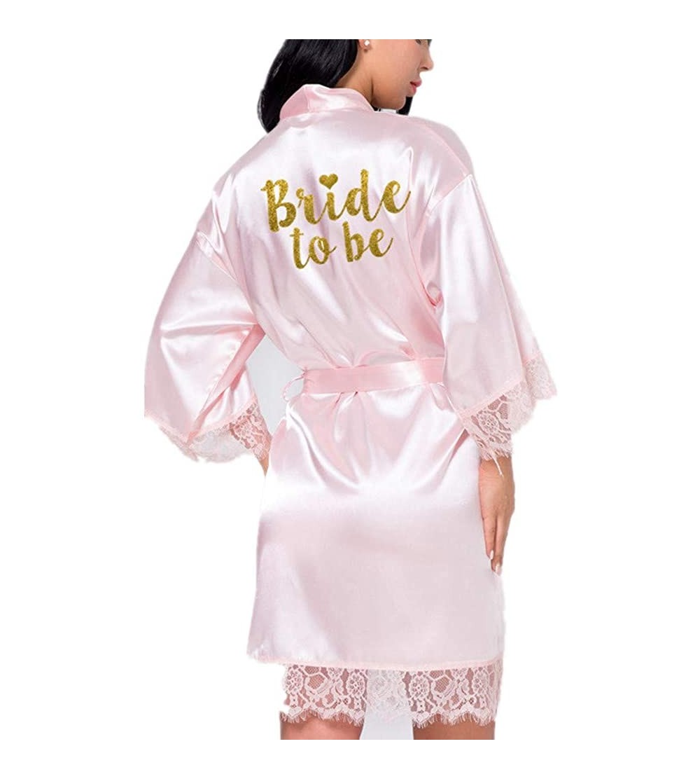 Robes Lace Bridal Robe Bride Gift Lace Bridal Party Robes Bridesmaid Gift Wedding Robe Bridal Shower Gift Bridetobe pk - CK18...