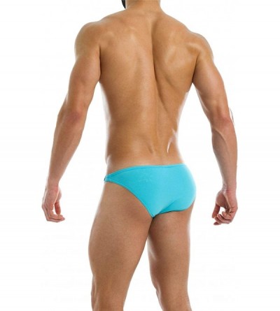 Briefs Euro Mini Brief Fuchsia - Turquoise - C911ICJVBVP $29.62