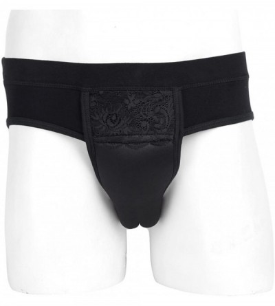 Men's Breathable Shaping Briefs Underwear Hiding Gaff Panties Cotton for  Sissy Crossdresser Transgender - Black - CP18WQQWKCL