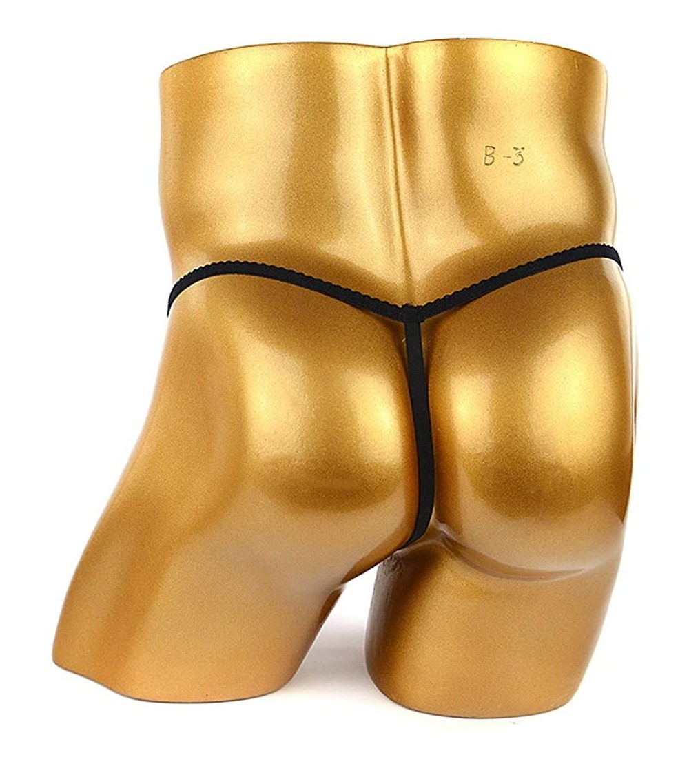 Maxbell Sexy Underwear Thong G-string W/ Pouch For Men - Yellow at