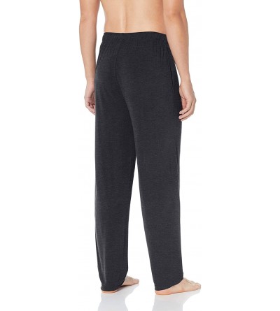 Sleep Bottoms Men's Signature Everlight Knit Sleep Pants - Charcoal Heather - C518HGL300D $15.83