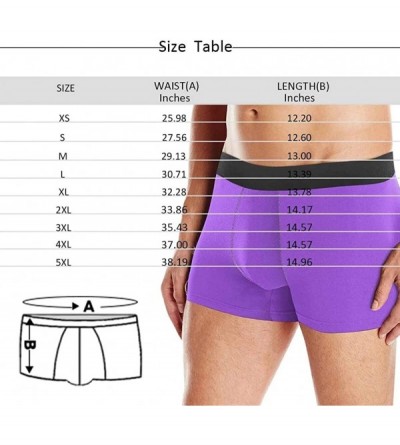 Briefs Personalized Face Men's Boxer Briefs Underwear Shorts Underpants with Photo Lip Kiss and Hug All Gray Stripe - Multi 3...