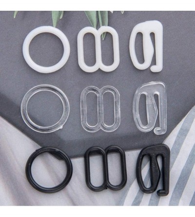 Accessories 250pcs Bra Lingerie Strap Clips O Shape Plastic Hook Slider Buckle Adjustable Bikini Fasteners Anti-Slip Bra Shou...