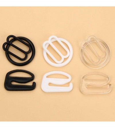 Accessories 250pcs Bra Lingerie Strap Clips O Shape Plastic Hook Slider Buckle Adjustable Bikini Fasteners Anti-Slip Bra Shou...