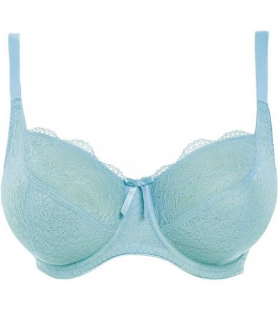 Bras Fancies Underwire Balcony K Cup Bra Underwear - Cobalt - C7182WD0CMO $36.52